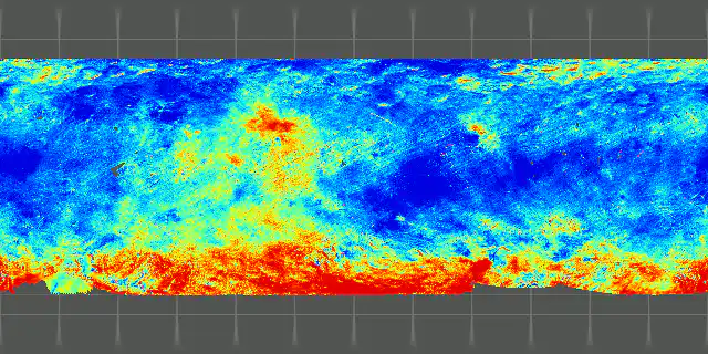 Dawn VIR 3.1 µm band depth