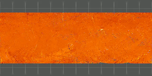 Dawn VIR 2.7 µm band centre
