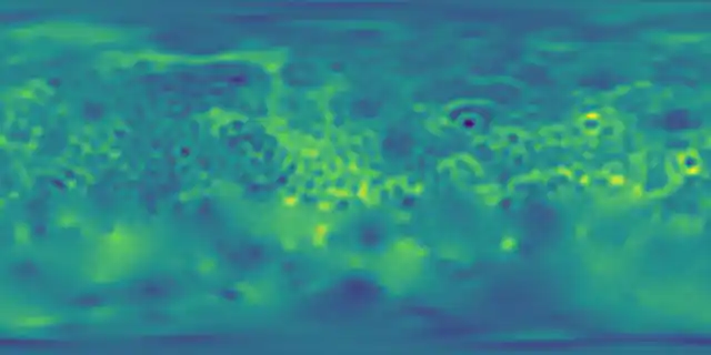 Crustal-thickness model