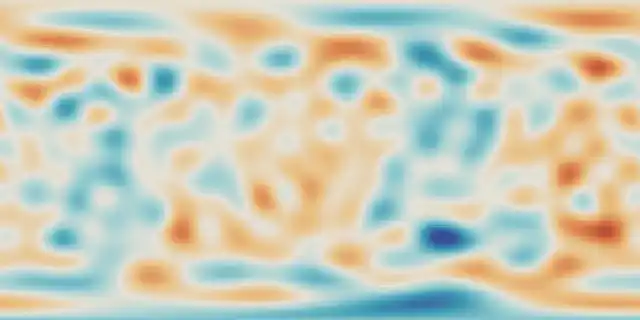 CERES18D radial gravity anomaly