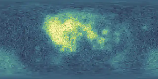 Lunar Prospector GRS: iron (FeO)